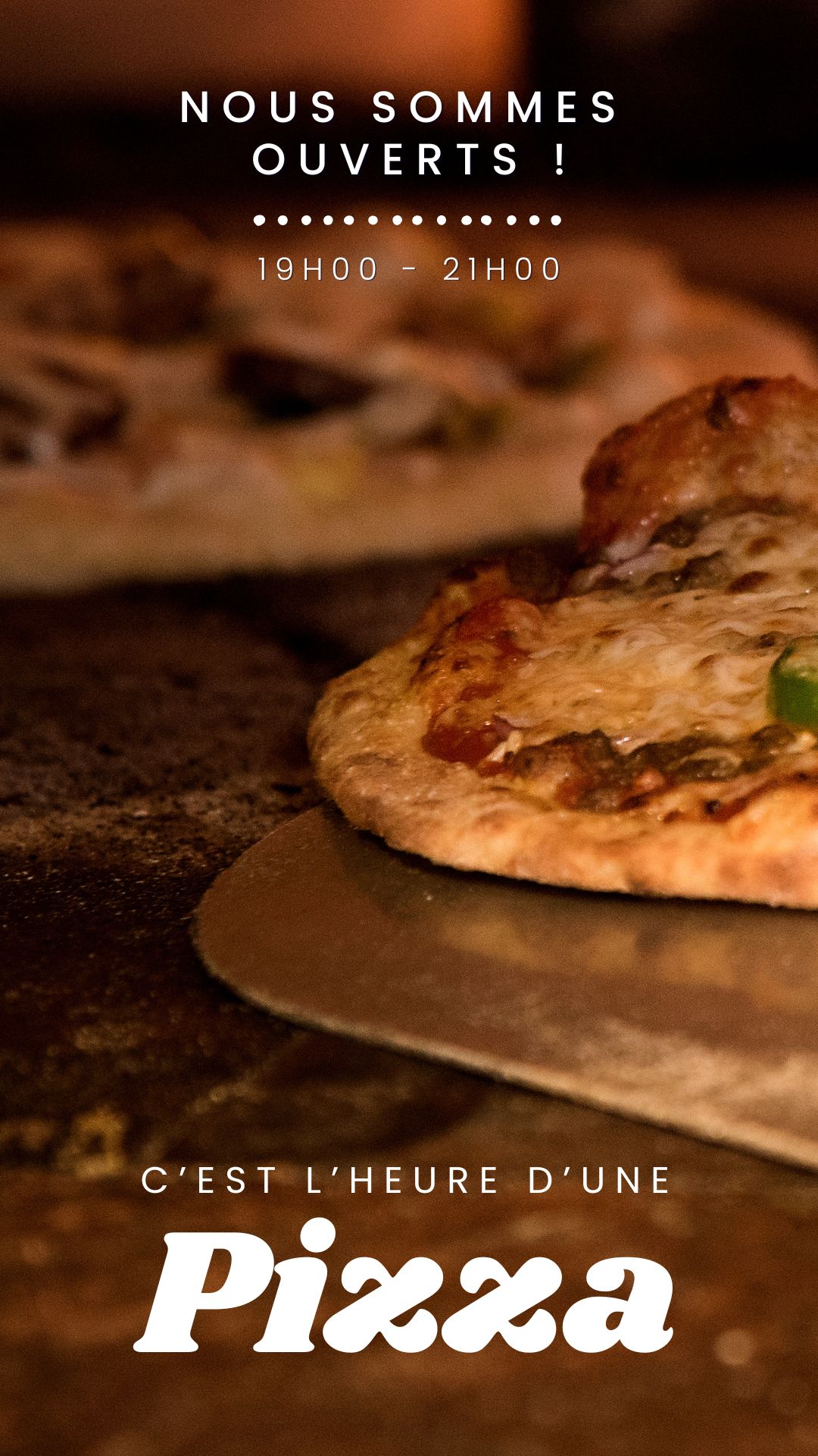 Création digitale E-DUST Solutions pour une pizzeria